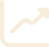Line graph icon