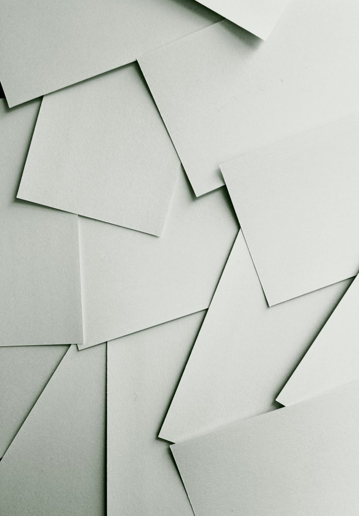 Stacks of paper on top of each other